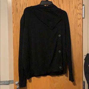 Cos black side line sweater